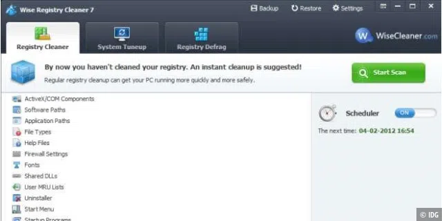 Wise Registry Cleaner Free - Download