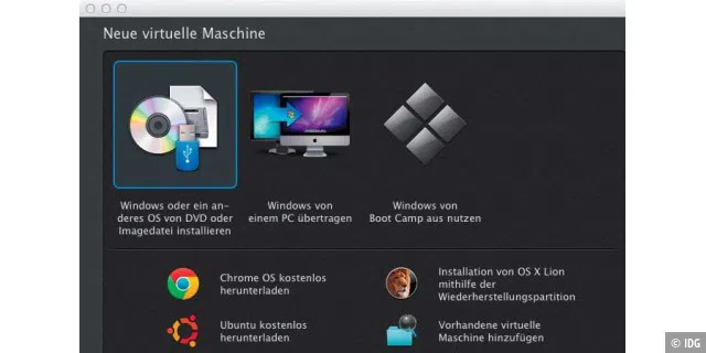 Wenn Sie über eine Windows-Installationsquelle (DVD, Imagedatei, USB-Stick) und einen Produktschlüssel verfügen, können Sie Windows auf Ihrem Mac installieren.