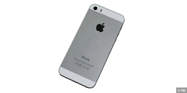 Apple iPhone 5s im Alu-Gehäuse: Die Verarbeitung des Geräts ist einwandfrei.