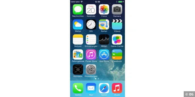Erstmals setzt Apple auf eine neue Optik des Betriebssystems. iOS 7 ist moderner, frischer und bunter.