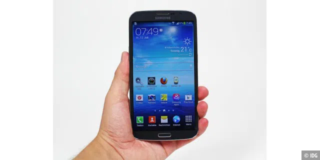 Samsung Galaxy Mega 6.3 in der Hand