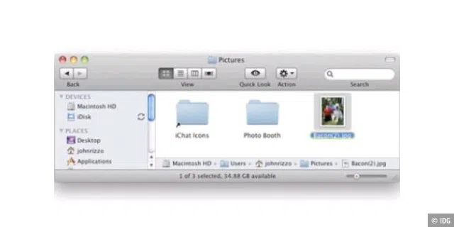 Features, die Apple von Windows klaute: 
Mac Pfadleiste: Windows Adress-Zeile