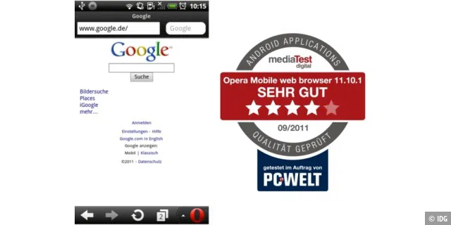 Platz 9: Opera Mobile web browser