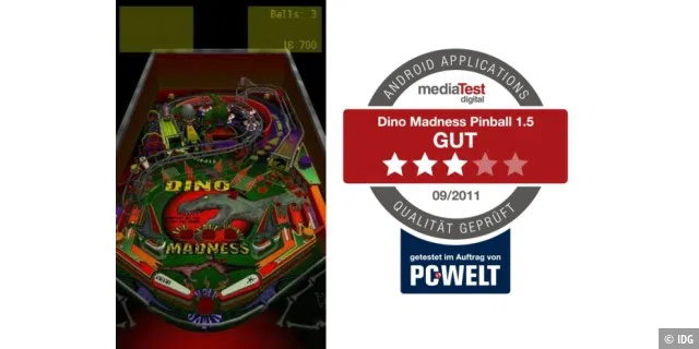 Platz 38: Dino Madness Pinball