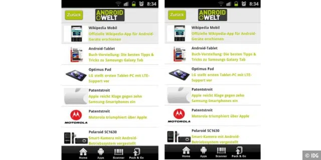 News-App: AndroidWelt Online