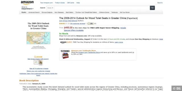 The 2009-2014 Outlook for Wood Toilet Seats in Greater China [Paperback]