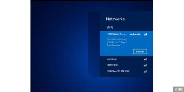 Windows 8: Breitbandoptimierung und Messung
