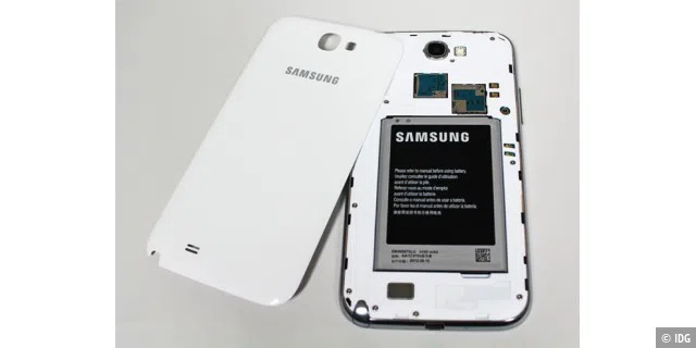 Samsung Galaxy Note 2: riesiger Akku
