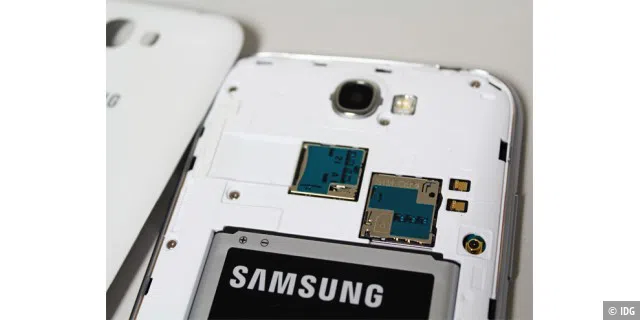 Samsung Galaxy Note 2: Micro-SD-SLot