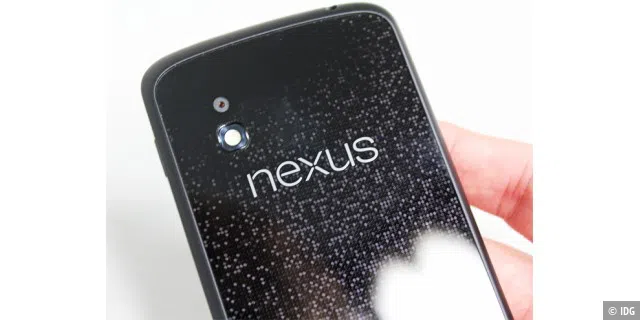 Google Nexus 4: Glänzende Rückseite