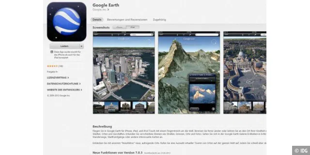 Platz 04: Google Earth