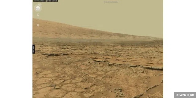 Einzigartig: Das Panorama vom Mars