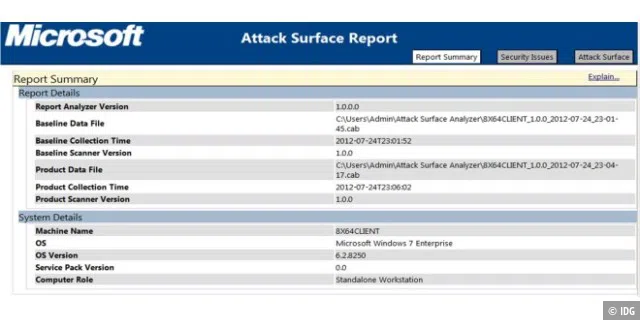 Attack Surface Analyzer: Analysieren Sie neue Programme bei der Installation