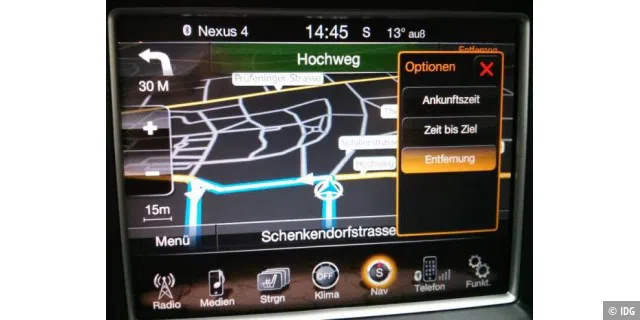 Uconnect 8.4AN im Jeep Grand Cherokee im Test