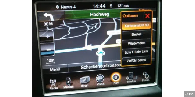 Uconnect 8.4AN im Jeep Grand Cherokee im Test