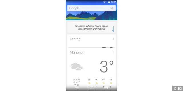 Android 4.4: Google Now