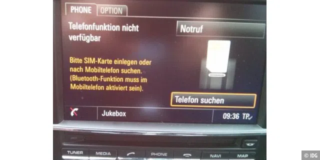 Porsche Communication Management, Car Connect und Aha