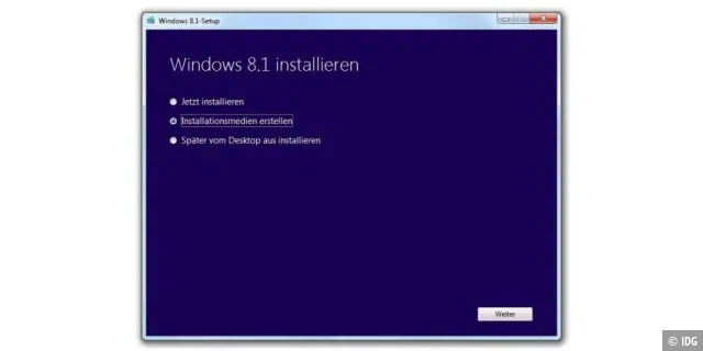 Windows 8.1 installieren