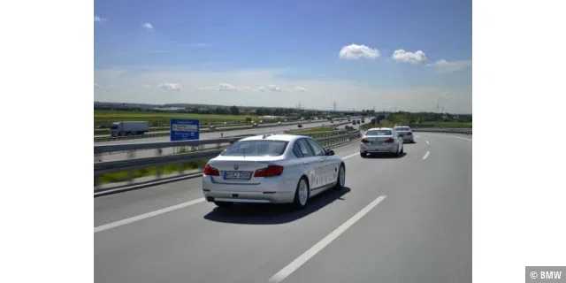 BMW demonstriert das hochautomatisierte Fahren 