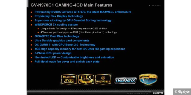Gigabyte Geforce GTX 970 OC im Test