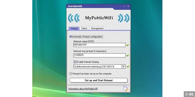 MyPublicWiFi - Download - Hotspot