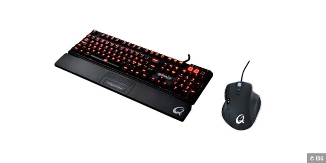 Für den CMC-Champion und die Leserwahl: Qpad spendiert ein Dutzend Sets, bestehend aus der MK-85 MX Tastatur und 5K Pro Gaming Laser Mouse.
