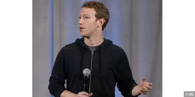 Mark Zuckerberg bei der Vorstellung von Facebook Home