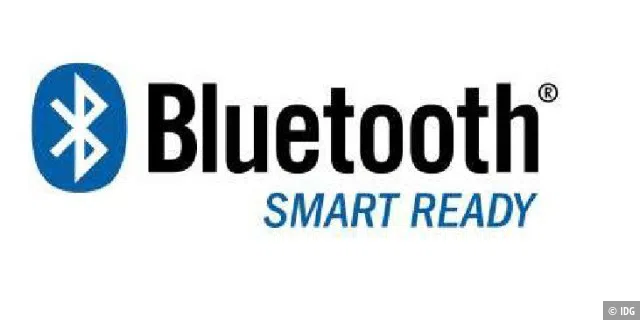 Das Logo Bluetooth Smart Ready weist auf Geräte hin, die Bluetooth 4.0 und ältere Standards unterstützen