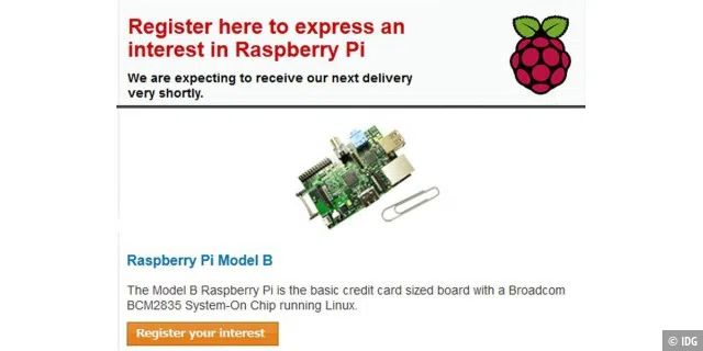 Zwei Online-Shops, gleiches Schicksal: Der Mini-PC Raspberry Pi war Monate ausverkauft.