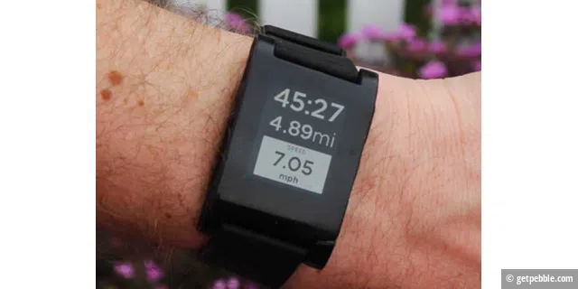 Smartwatch „Pebble“: Das Projekt holte 10 Millionen US-Dollar Kapital auf Kickstarter.com