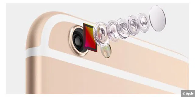 iSight-Kamera mit Focus Pixels