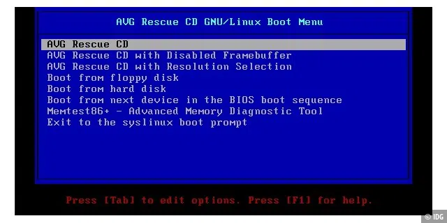 AVG Rescue CD - Download