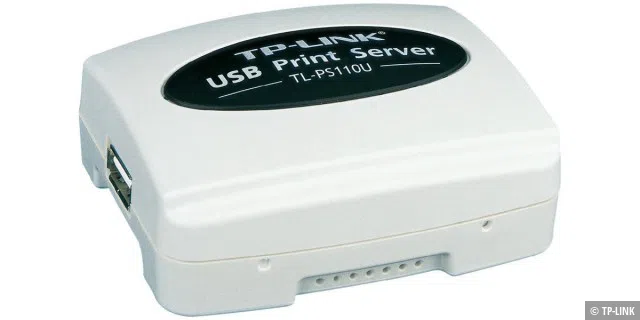 TP-LINK TL-PS110U: Ein Printserver ermöglicht die gemeinsame Nutzung von Druckern im Netzwerk. Das abgebildete Modell funktioniert unter allen Betriebssystemen.