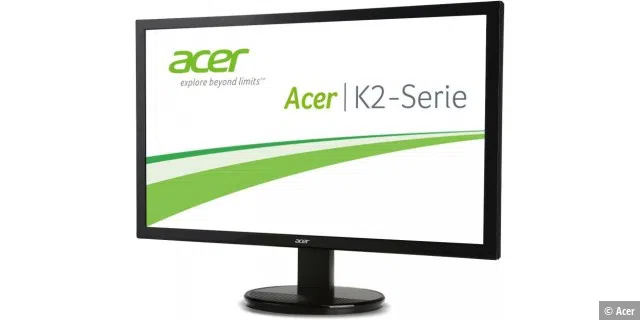 Ein einfacher Monitor, dessen Vorteil mit 27 Zoll die recht große Fläche ist: Acer K272HLBID.