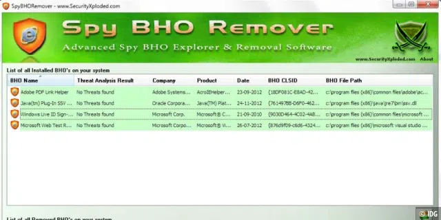 Spy BHO Remover