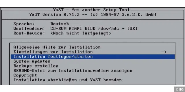 Yast und Suse Linux: Das deutsche Suse Linux besetzte ein Jahrzehnt lang den Claim des „Desktop-Linux“. Das Kontrollzentrum Yast hatte großen Anteil an diesem Erfolg.