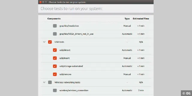 Test-Suite von Ubuntu: Damit prüfen Sie Ihre USBSchnittstelle sorgfältig und erfahren, ob externe Datenträger korrekt erkannt werden.