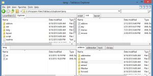Dateiverwaltung: Tablacus Explorer