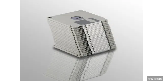 Office-Pakete auf Disketten