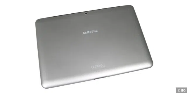 Samsung Galaxy Tab 2 10.1: Rückseite des Kunststoffgehäuses