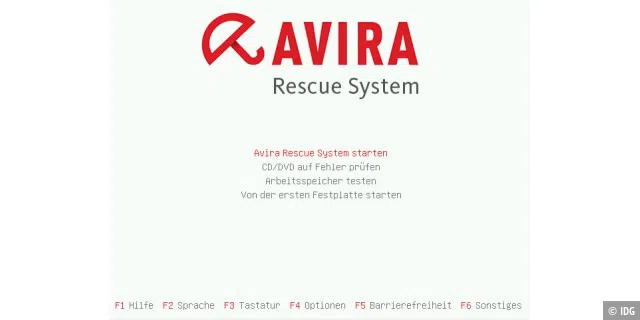 Avira Rescue System 2014