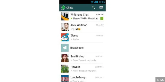Whatsapp ist die wohl beliebteste Messenger-App. Nach einem Gratis-Jahr schlägt sie mit 89 Cent jährlich zu Buche.
