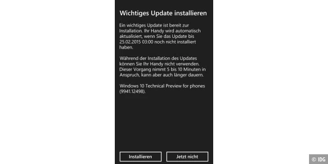 Schritt für Schritt erklärt: Windows 10 TP auf einem Lumia installieren - Bild 7