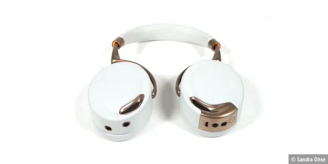 Over-Ear-Kopfhörer in Grau und Kupfer