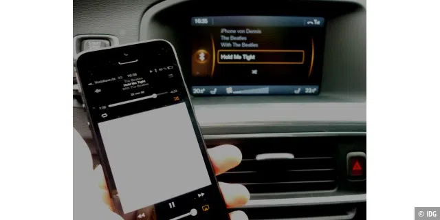 Musikstreaming vom Smartphone zum Volvo
