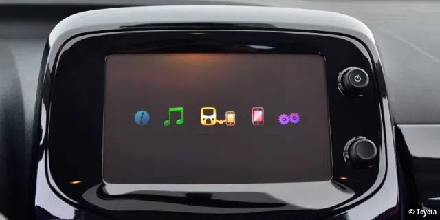 x-touch und x-nav im Toyota Aygo