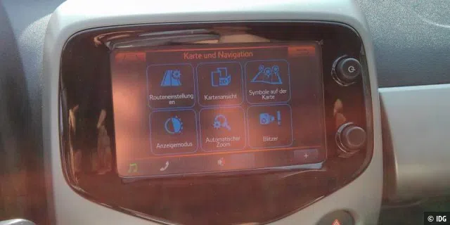 x-touch und x-nav im Toyota Aygo
