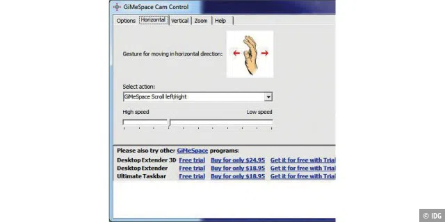 Mit Gimespace bringt man seinen PC dazu, Gesten und damit so eine Art rudimentäre Zeichensprache zu verstehen