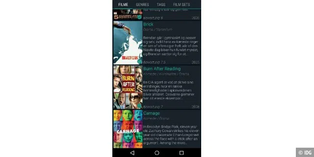 Auf Wunsch steuern Sie Kodi auf dem Fire TV auch von Ihrem Android- oder iOS-Smartphone.