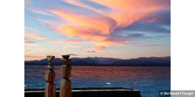Sunset at Nahuel Huapi Lake